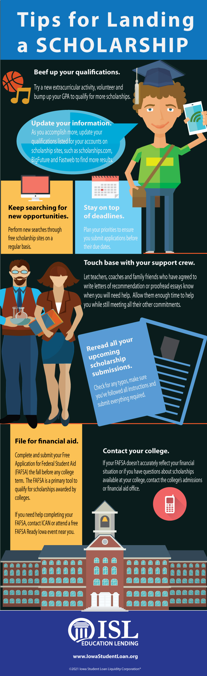 8 Tips for Landing a College Scholarship ISL Education Lending